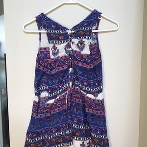 A dress from Forever 21. Has straps on the back.